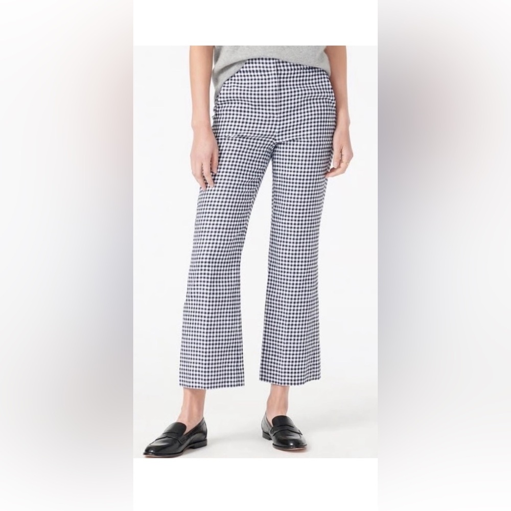 Women's Black and White Checkered Pants